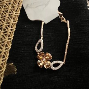 Gold plated Flower Bracelet